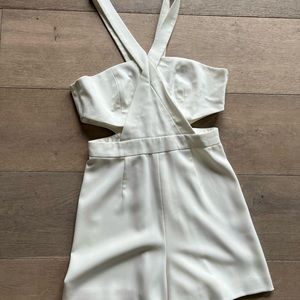 Jay Godfrey cut out romper white size 2